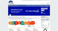 Desktop Screenshot of bowvalleycu.com